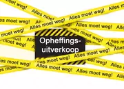 Opheffingsuitverkoop!