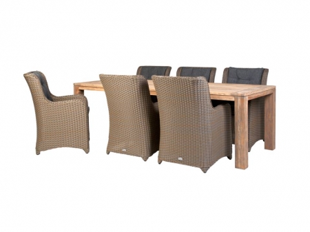 Doncaster dining met Teak tafel