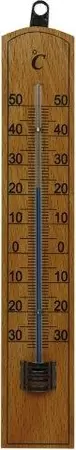 Buitenthermometer hout l20cm