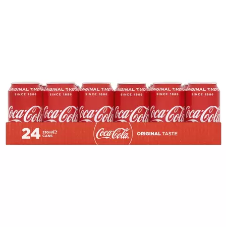 Coca Cola 330ml - afbeelding 1