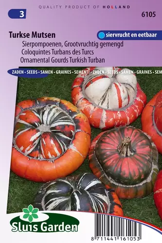 Cucurbita maxima turkse mutsen mix