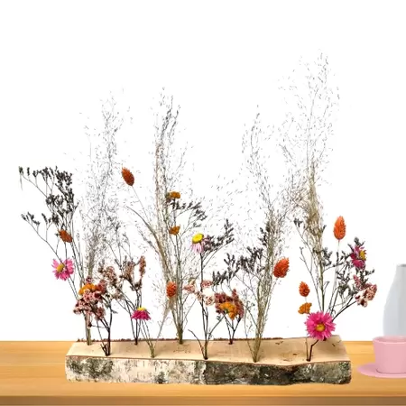 Droogbloemen plankje