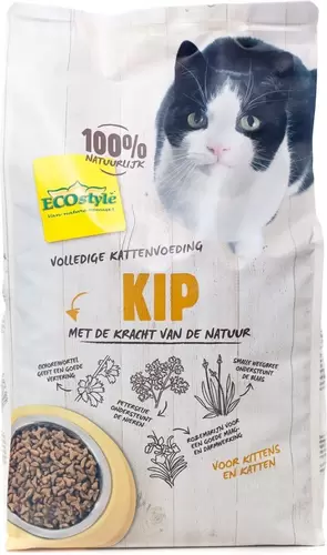 Ecostyle vitaal compleet kat kip 10 kg