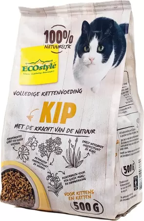 Ecostyle vitaal compleet kat kip 500 gram