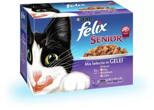 Felix multipack pouch senior 12x100gr