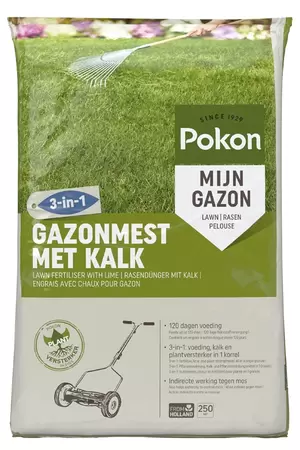 Gazonm+kalk 3-in-1 250m2 - afbeelding 1