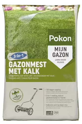 Gazonm+kalk 3-in-1 250m2 - afbeelding 3
