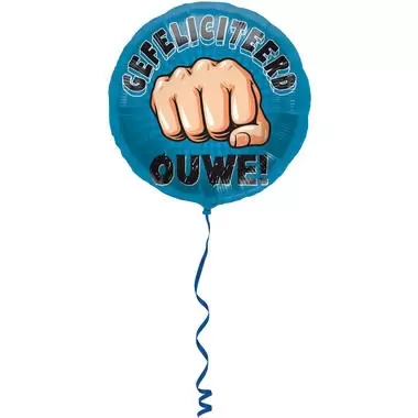 Helium Ballon Gefeliciteerd Ouwe