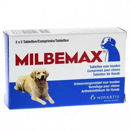 Milbemax hond groot 4 tabl