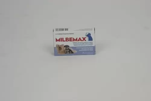 Milbemax hond klein 4 tabl