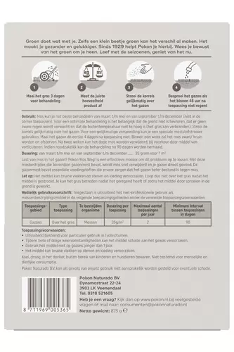 Mos weg 875g - afbeelding 3