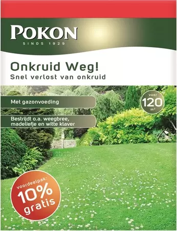 Onkruidweg 120m2 2400gr