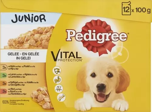 Pedigree Multipack pouch junior 12 x 100 gr