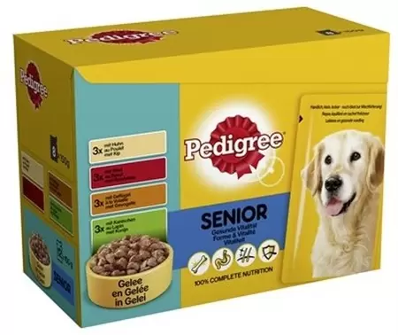 Pedigree Multipack pouch senior 12 x 100 gr