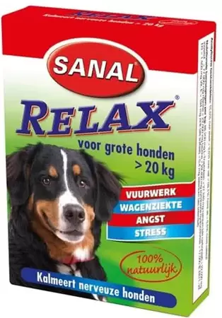 Sanal relax voor grote honden 15tab