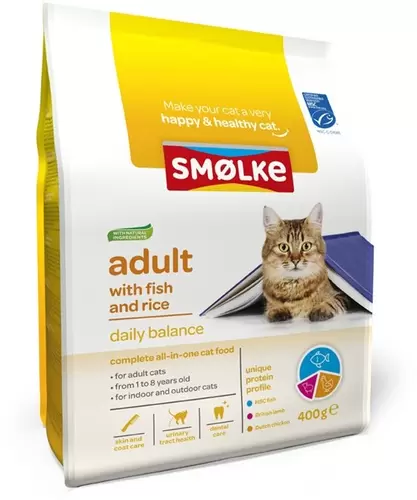 Smolke Adult Fish & Rice 400 gram