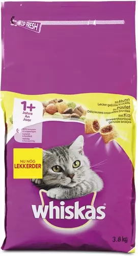 Whiskas adult kip 3,8 kg